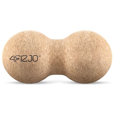 4FIZJO Cork Massage Ball, Double, 6.5 cm Diameter