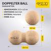 4FIZJO Cork Massage Ball, Double, 6.5 cm Diameter view 3