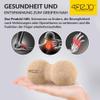 4FIZJO Cork Massage Ball, Double, 6.5 cm Diameter view 4