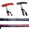 YQZQXWA Folding Walking Cane for Older Adults, Adjustable Aluminum Alloy Cane with Solid Wood Handle and Dragon Pattern view 3
