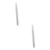 FRCOLOR 2-Piece Permanent Eyebrow Pencil Makeup Tool, Silver view 1