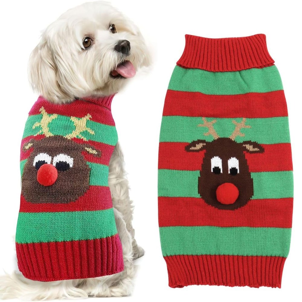 Asmea Reindeer Knit Sweater for Dogs