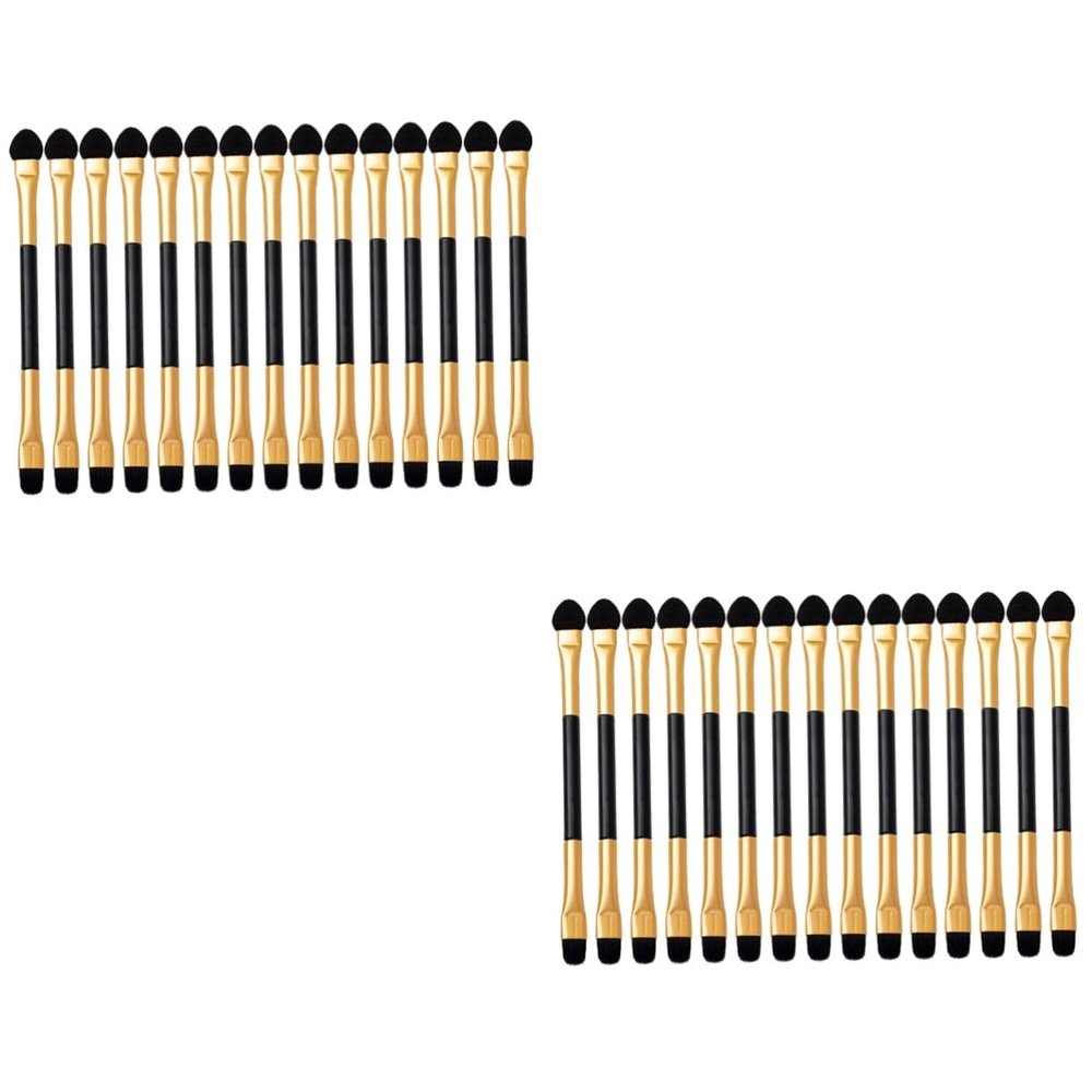 Healeved 30-Piece Double-Sided Eyeshadow Applicators, Portable Makeup Brushes for Eye Makeup, Suitable for Beginners and Professionals