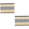 Healeved 30-Piece Double-Sided Eyeshadow Applicators, Portable Makeup Brushes for Eye Makeup, Suitable for Beginners and Professionals view 1