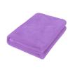 Baby Flannel Blanket, Soft Lightweight Solid-Color Fleece Throw, 45 x 65 cm, Purple view 3