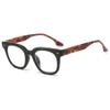 Lanomi Square Reading Glasses +1.5, Blue-Light Filter, Spring Hinges, Black Frame with Tortoiseshell Temples view 1