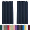 CHENMIAO Blackout Thermal Curtains, 450 x 60 cm, Navy Blue view 1