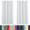 CHENMIAO Blackout Curtains, 260 x 70 cm, Soft Thermal Curtains with Grommets, White view 1