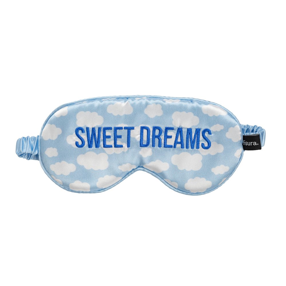 Fisura “Sweet Dreams” Cloud Sleep Mask, Soft Eye Mask with Elastic Band, Ultra-Soft, 20 x 10 cm