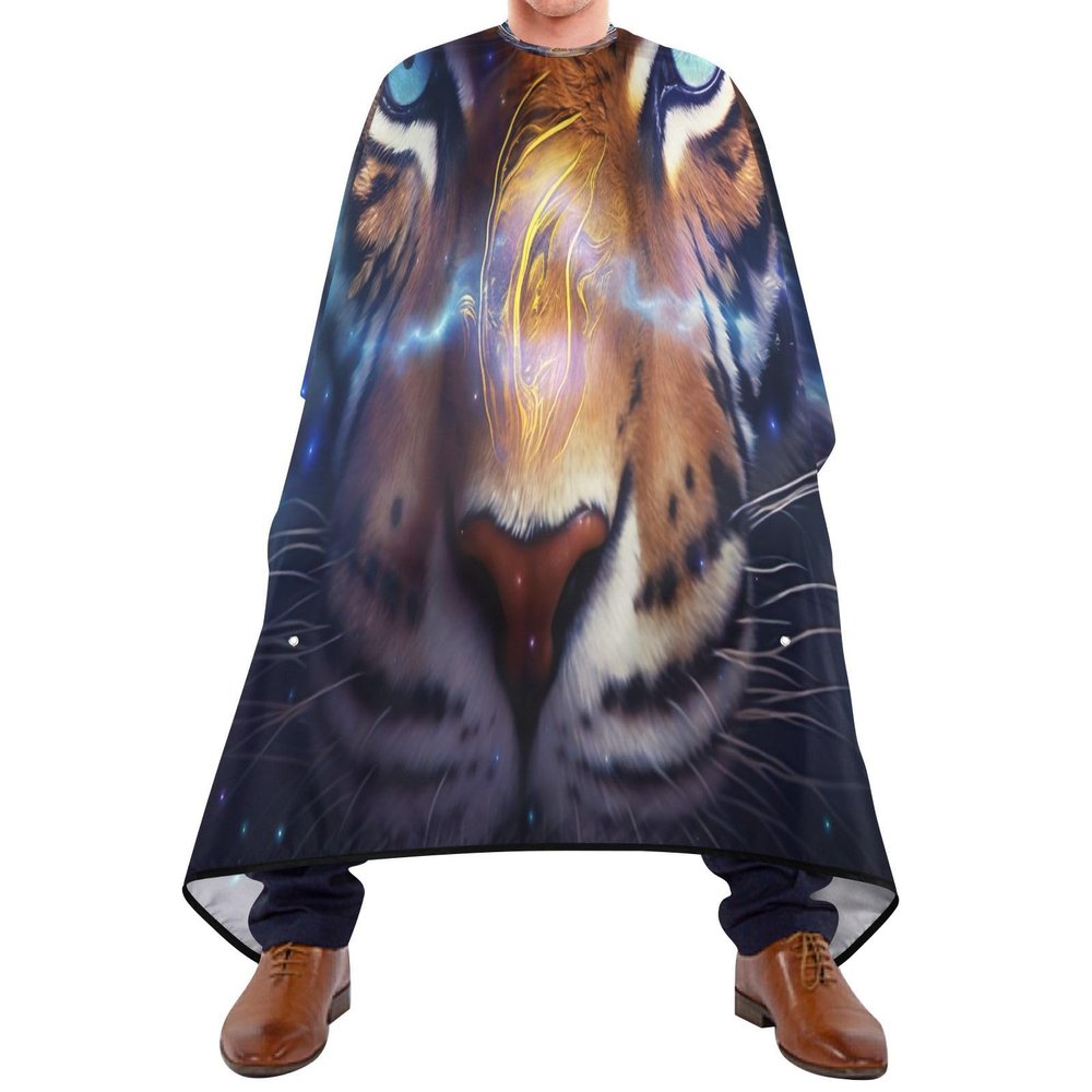 Tiger Hairdressing Cape, Adjustable Unisex Salon and Barber Cape