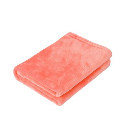 Washable Pet Blanket for Dogs and Cats - Soft Flannel 65 x 45 cm (Pink-1)