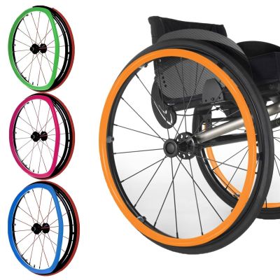 Wheelchair Push-Rim Covers, 22/24-Inch, Non-Slip, 1 Pair