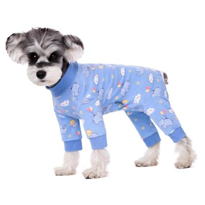 Dog Recovery Suit for Male and Female Dogs, Anti-Licking One-Piece, Wound Protection, E-Collar Alternative, Size S (Blue