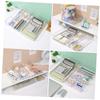 Amosfun 3-Piece Plastic Storage Box with Compartments for Desks view 2