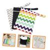 ERINGOGO 2 Sets Multipurpose Hanging Diaper and Toiletry Bags with Zippers, 3 Pieces x 2 view 3