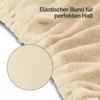 Vivezen Terry Protective Cover for Half-Round Massage Table Cushion, 66 x 22 x 12 cm view 4