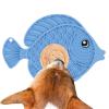 Slow Feeder Mat for Dogs and Cats, Fish-Shaped view 1
