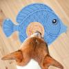 Slow Feeder Mat for Dogs and Cats, Fish-Shaped view 2