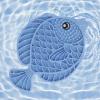 Slow Feeder Mat for Dogs and Cats, Fish-Shaped view 3