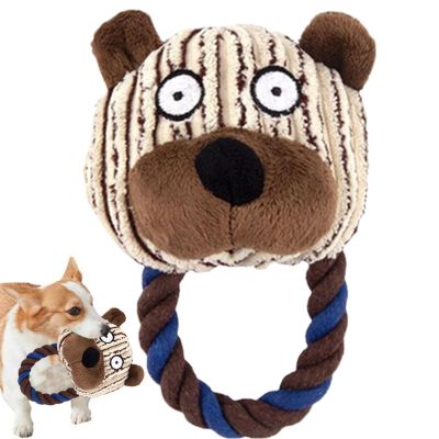 Durable Plush Dog Toy for Aggressive Chewers