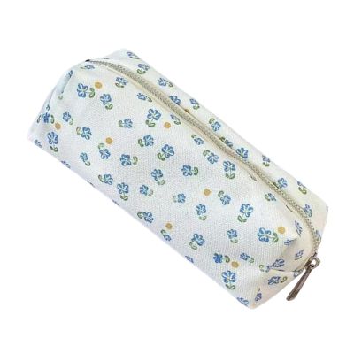 Wezalget Makeup Brush Organizer Travel Bag with Floral Print