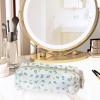 Wezalget Makeup Brush Organizer Travel Bag with Floral Print view 2
