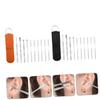 FRCOLOR 2-Piece Stainless Steel Ear Spoons with Double-Ended Spiral and Massage Heads view 2