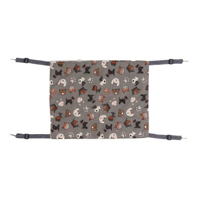 Srliya Cat Hammock, Soft, Comfortable, Warm, Double-Layer Plush Hammock for Rabbits, Kittens, Hamsters, Puppies and Ferrets (S, White Dog)