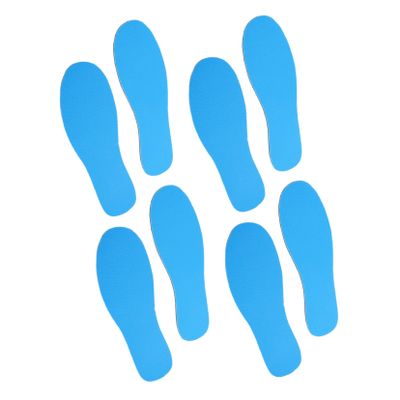 minkissy Breathable Sports Insoles for Men, 4 Pairs, Mesh and Sponge, Shock-Absorbing, Sweat-Absorbing, Gray, Size 47