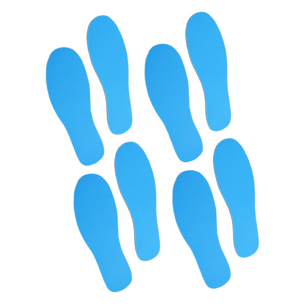 minkissy Breathable Sports Insoles for Men, 4 Pairs, Mesh and Sponge, Shock-Absorbing, Sweat-Absorbing, Gray, Size 47