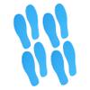minkissy Breathable Sports Insoles for Men, 4 Pairs, Mesh and Sponge, Shock-Absorbing, Sweat-Absorbing, Gray, Size 47 view 1
