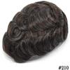 Men’s Toupee, French Lace & PU Perimeter, 30 mm Wave #210, 120%, 6 × 9 in view 2