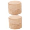 ibasenice 2-Piece Wooden Tooth Boxes, Cute Keepsake Storage Boxes for Baby Teeth and Fetal Hair, Creative Memory Boxes for Baby Showers, Birthdays, and Baptisms view 1