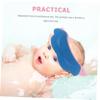 Adjustable Blue PP Shampoo Hat for Babies view 2