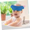 Adjustable Blue PP Shampoo Hat for Babies view 3