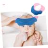 Adjustable Blue PP Shampoo Hat for Babies view 4