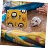 Kisangel Cotton Hamster Nest for Small Pets, Yellow, Warm and Cozy view 2