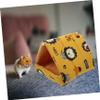 Kisangel Cotton Hamster Nest for Small Pets, Yellow, Warm and Cozy view 4