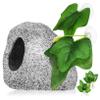 Levemolo Decorative Aquarium Cave and Artificial Plants, 1 Set view 1