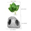 Levemolo Decorative Aquarium Cave and Artificial Plants, 1 Set view 3