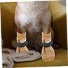 HAPINARY Anti-Slip Dog Paw Protectors, 4-Pack, Cotton, Coffee view 2
