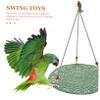 Green Cotton Rope Bearded Dragon Swing for Lizards view 2