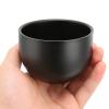 TIKATARER Shaving Bowl, Black Stainless Steel, Non-Slip Design view 4