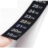 BESPORTBLE 9-Piece Aquarium Sticker Thermometer Set view 2