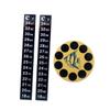 BESPORTBLE 9-Piece Aquarium Sticker Thermometer Set view 3