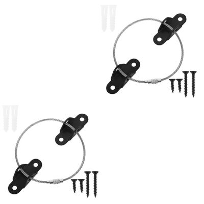 HEMOTON 4-Set Furniture Anti-Tip Kit, Dresser Anchors and Wall Anchors