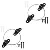 HEMOTON 4-Set Furniture Anti-Tip Kit, Dresser Anchors and Wall Anchors view 1