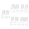 TOVINANNA 120-Piece Reusable Toothbrush Head Covers, Transparent Protective Caps for Electric Toothbrush Heads view 1