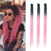 Dsoar Dnne Clip-In Dreadlock Extensions, Handmade Crochet Locs, 3-Piece, 24 in/60 cm view 1