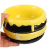BESPORTBLE Ceramic Food Bowl for Dogs and Cats, Elevated Foot-Shaped Design, Easy to Clean view 2